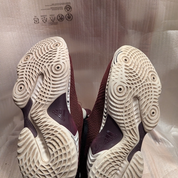 Adidas high top basketball sneakers size 11 salmon - Picture 4 of 6